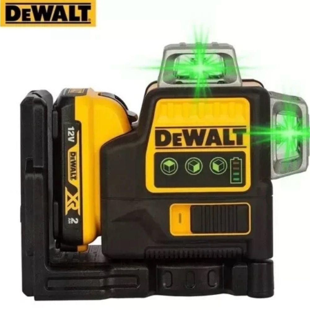 DeWALT 12V Green Laser level 3 x 360 with Battery and Charger